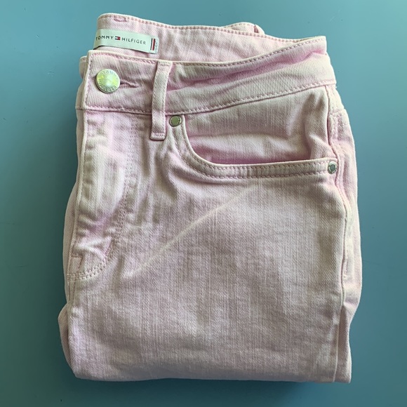 PINK SKINNY JEANS - Picture 1 of 7